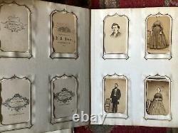 Large Chester County Pennsylvania Photo Album ID's Tax Stamps Quality Leather