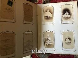 Large Chester County Pennsylvania Photo Album ID's Tax Stamps Quality Leather