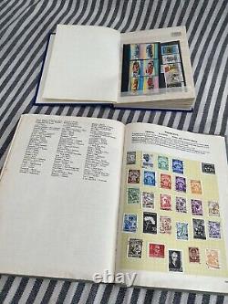 Large Collection Of Stamps, 2 Vintage Albums Of Stamps, Worldwide Stamps Bundle