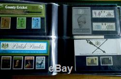 Large Collection Post Office British Mint Stamps In Album