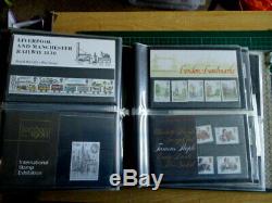 Large Collection Post Office British Mint Stamps In Album