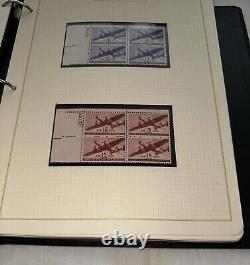 Large Collection of U. S. Postage AIRMAIL STAMPS and Some Covers Album (66-Pages)
