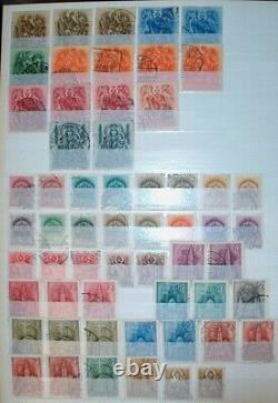 Large Hungary, Bolivia, Norway & Nicaragua Stamp Collection In Stock Book 1000s