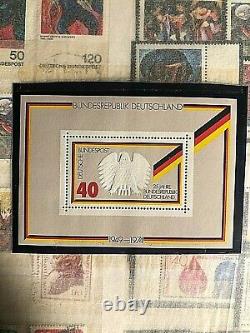 Large International Stamp Collection 1920s-1980s, lots of Europe, ca. 10% OG/MNH