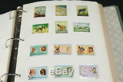 Large Packed WW Stamp Album Pages Collection Ajman, Guinea, Early Russia ++