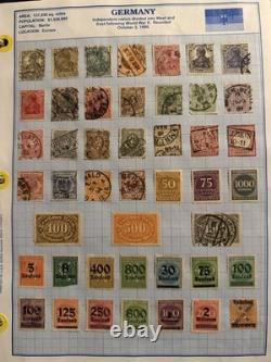 Large Stamp COLLECTION HEIRLOOM HERTAGE CASTRO WORLD ALBUM AND MORE 11 Books