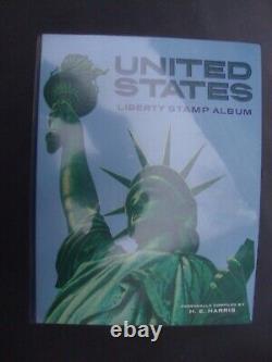 Large US Collection In Harris Liberty Stamp Album Mint Items 1847-1979 Full Page