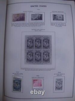 Large US Collection In Harris Liberty Stamp Album Mint Items 1847-1979 Full Page