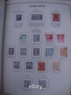 Large US Collection In Harris Liberty Stamp Album Mint Items 1847-1979 Full Page