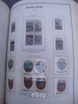 Large US Collection In Harris Liberty Stamp Album Mint Items 1847-1979 Full Page