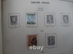 Large US Collection In Harris Liberty Stamp Album Mint Items 1847-1979 Full Page