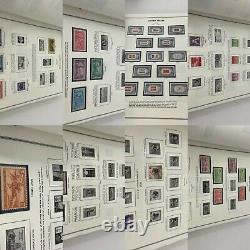 Large Us Collection In Harris Liberty Album 1851-1990 Hundreds Of Stamps I2