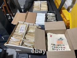 Large Us Stamp Collection Very Nice In Multiple Boxes Need Research