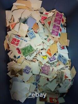 Large Vintage World Estate Stamp Collection