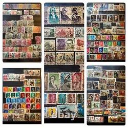 Large book collection of stamps / UK, Monaco, Ireland, Luxembourg & Spain