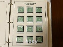 Large collection of 1940s-1950s United States Revenue stamps in album RARE