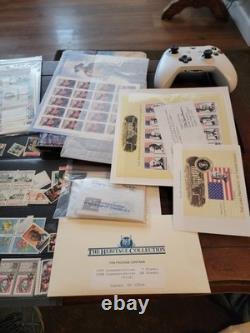 Large world stamp collection with binders