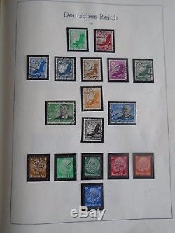 Leuchturm Album Collection Germany Deutschland Reich With Many Stamps Jtst