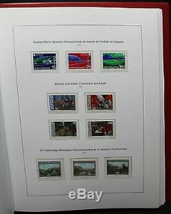 Lichtenstein Complete Fine Mint 1972 1995 Stamp Collection in Original Album