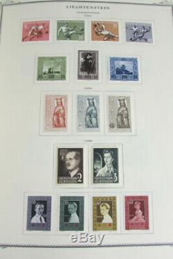 Liechtenstein Nearly All Mint Stamp Collection in Scott Album