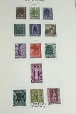 Liechtenstein Nearly All Mint Stamp Collection in Scott Album