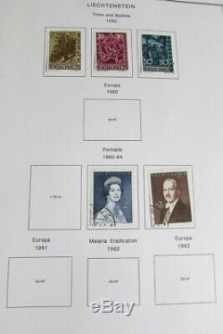 Liechtenstein Stamp Collection in Album