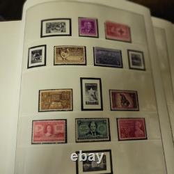 Linder Stamp Album With Hingeless New And Used Stamps