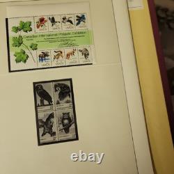 Linder Stamp Album With Hingeless New And Used Stamps