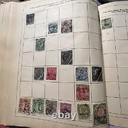 Loaded Paragon Stamp Album With Many Ww Stamps China Canada France Japan Russia