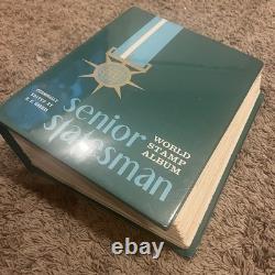 Loaded Senior Statesman World Stamp Album 100 Countries, 227 Pictures In Video