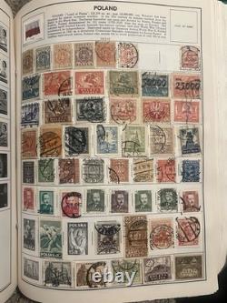 Loaded Senior Statesman World Stamp Album 100 Countries, 227 Pictures In Video
