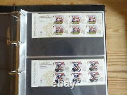 London Olympics 2012 Complete Stamp Collection In Album 244 1st Class Stamps