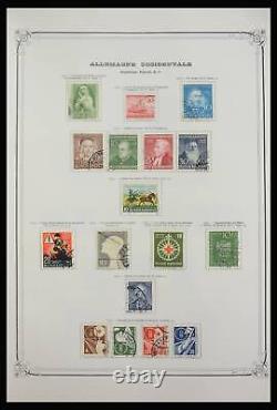 Lot 27888 Canceled stamp collection Bund and Berlin 1949-1987 in Yvert album