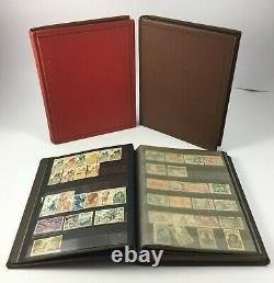 Lot 3 Albums Antique Stamps Collections 1193 Stamps France Morocco Reunion H582