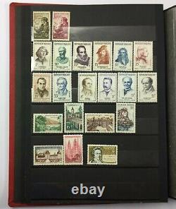 Lot 3 Albums Antique Stamps Collections 1193 Stamps France Morocco Reunion H582