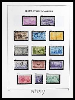 Lot 37357 MNH/MH/used stamp collection USA 1945-2009 in 2 Davo albums