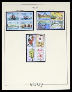 Lot 37811 MNH stamp collection Palau 1983-2005 in 2 Scott albums