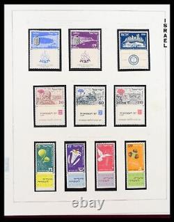 Lot 38123 MH stamp collection Israel 1948-1960 in Cafisa album