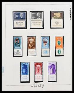 Lot 38123 MH stamp collection Israel 1948-1960 in Cafisa album