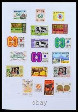 Lot 38158 MH/used stamp collection Hong Kong 1862-1997 in Davo album