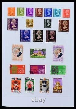 Lot 38158 MH/used stamp collection Hong Kong 1862-1997 in Davo album