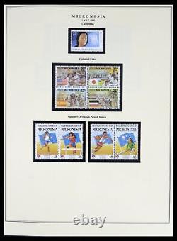 Lot 38341 MNH stamp collection Micronesia 1983-2016 in 3 Scott albums