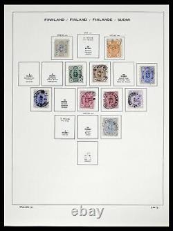 Lot 38552 Used stamp collection Finland 1856-2014 in 2 Schaubek albums