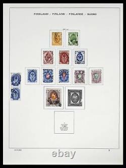 Lot 38552 Used stamp collection Finland 1856-2014 in 2 Schaubek albums