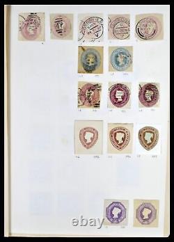 Lot 38629 World cutouts collection 1855-1900 in special Stanley Gibbons album