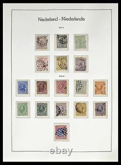 Lot 38667 Stamp collection Netherlands 1852-1968 in Leuchtturm album