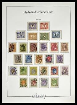 Lot 38667 Stamp collection Netherlands 1852-1968 in Leuchtturm album