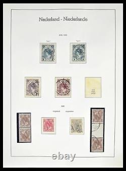 Lot 38667 Stamp collection Netherlands 1852-1968 in Leuchtturm album