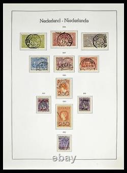 Lot 38667 Stamp collection Netherlands 1852-1968 in Leuchtturm album