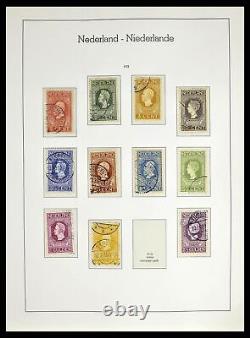 Lot 38667 Stamp collection Netherlands 1852-1968 in Leuchtturm album